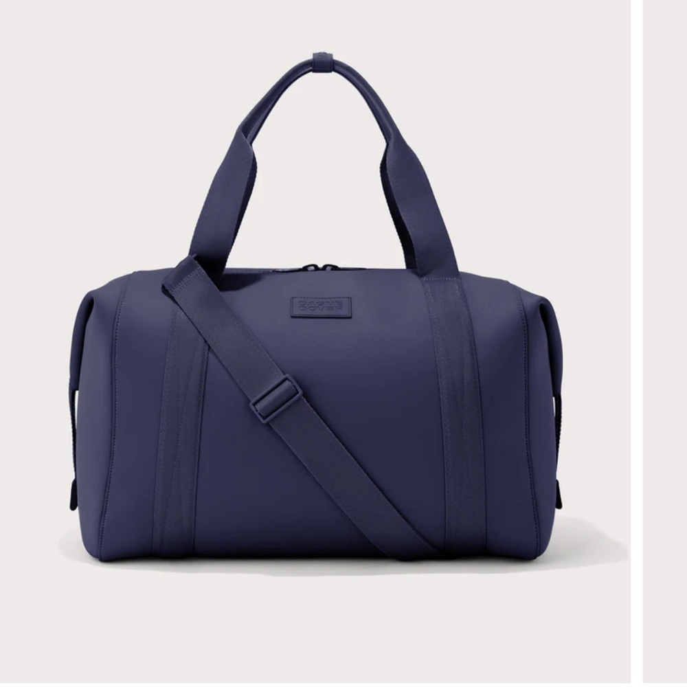 DAGNE DOVER, LANDON NEOPRENE CARRYALL BAG, Navy Blue, Extra Large